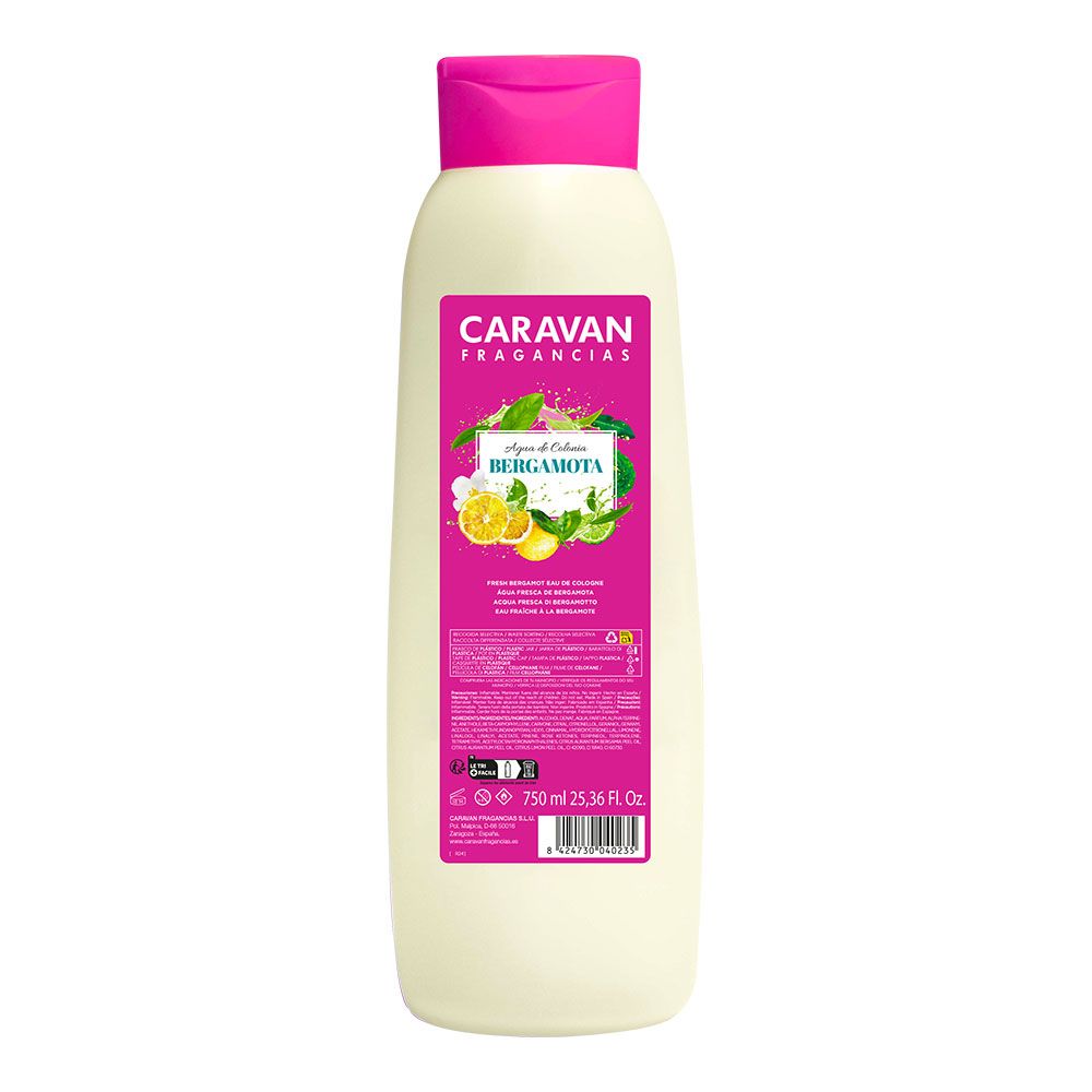 Agua de colonia bergamota 750 ml