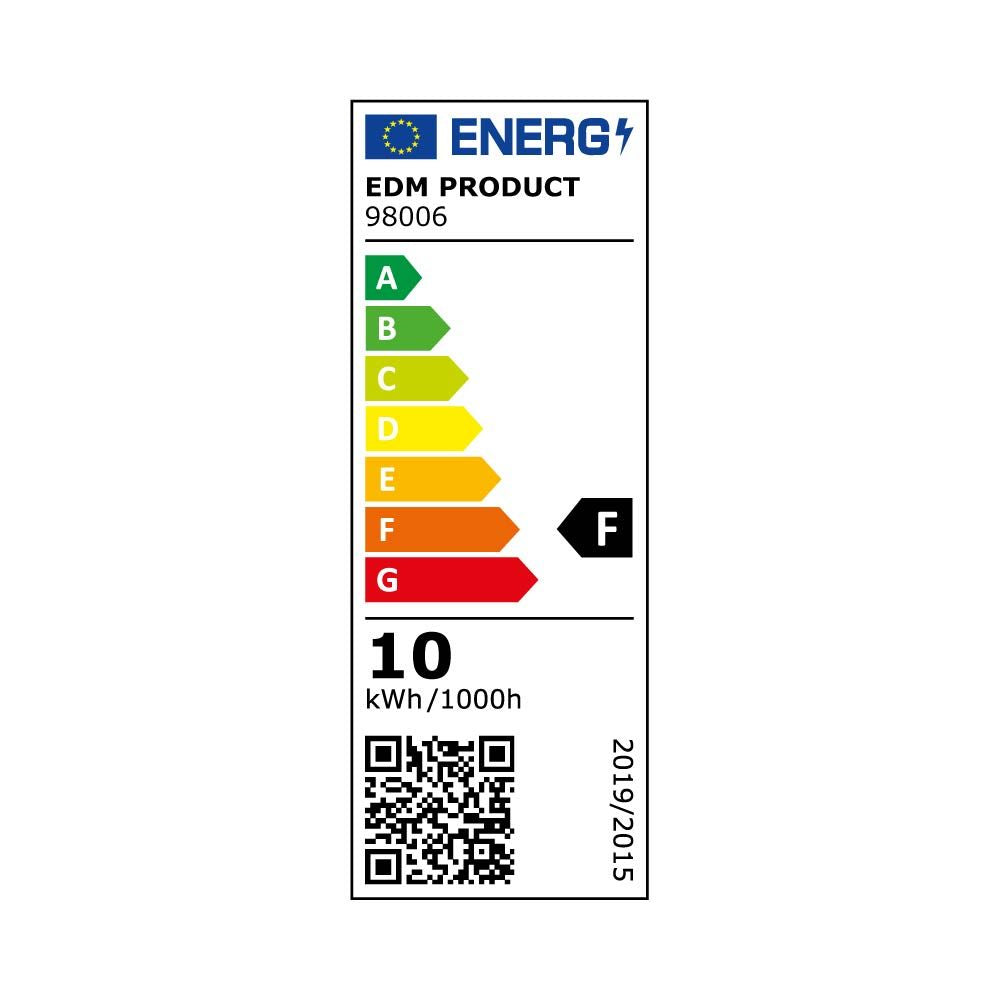 Bombilla dicroica led gu10 10 w 932 lm 6400 k luz fría 120° ø5 x 6,4 cm