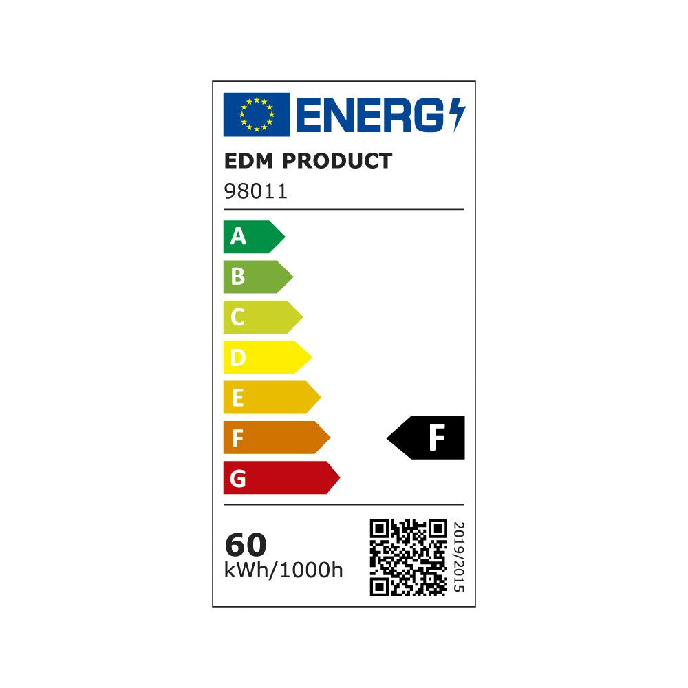 Bombilla industrial led, t160, e27, 60 w 6490 lm, 6400 k, luz fría, 220-240 v~ ø160 x 264 mm