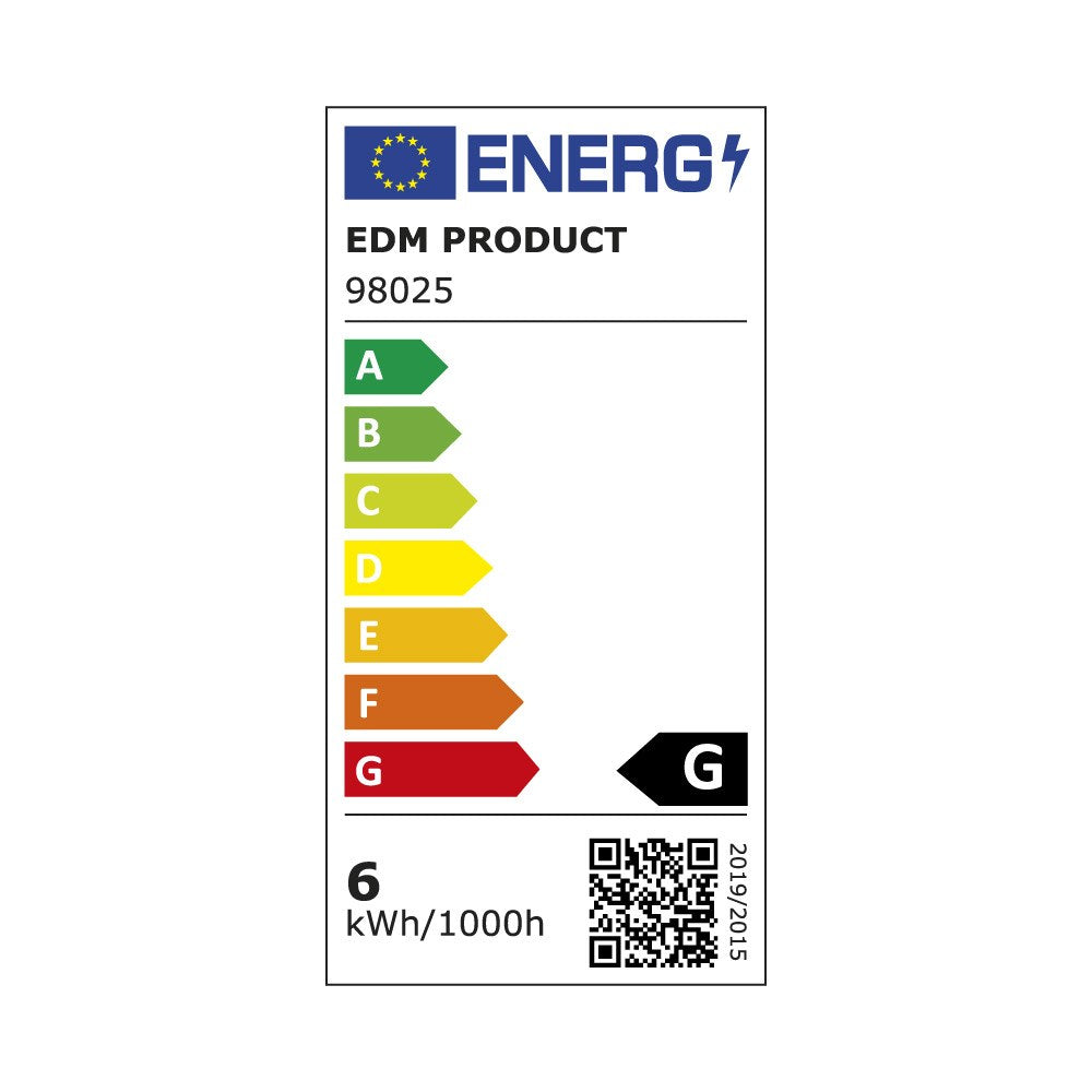 Bombilla esférica led p45 e27, 6 w, 500 lm, 3cct, ø45 x 88 mm