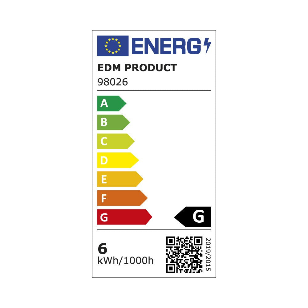 Bombilla esférica led p45 e14, 6 w, 500 lm, 3cct, ø45 x 87 mm