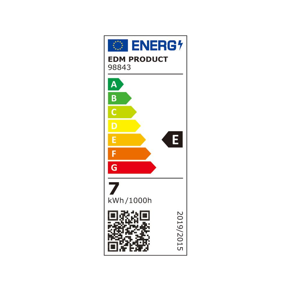 Bombilla tubular de led e14 6,5 w 800 lm 6400k luz fría