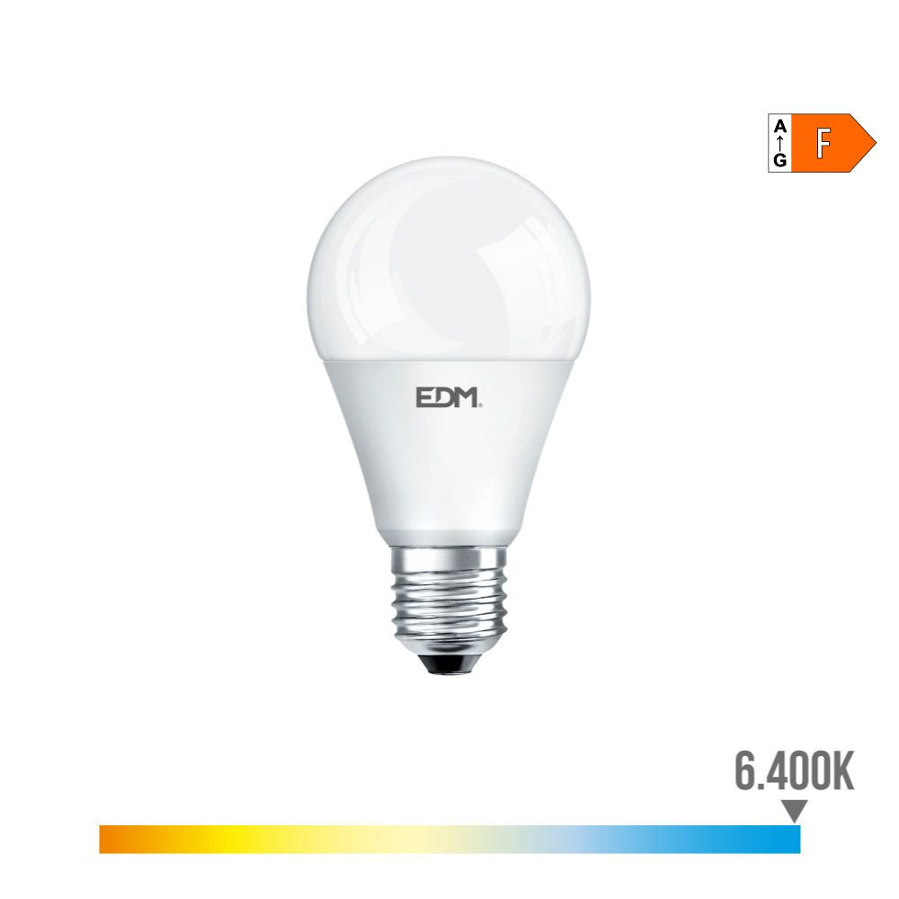 Bombilla standard led 12 v ac/dc e27 10 w 1020 lm 6400 k luz fria ø60 x 11 cm