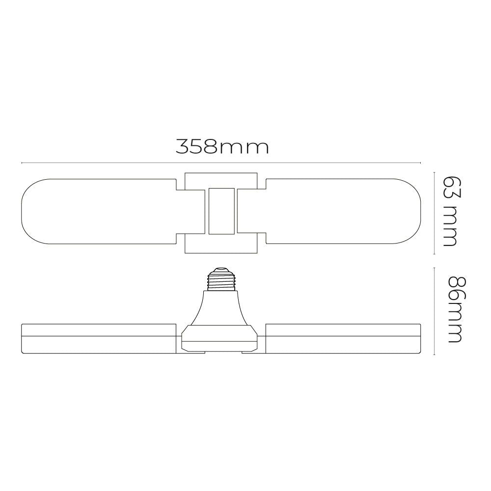 Bombilla led e27 15w 1521lm 6.500k luz fría