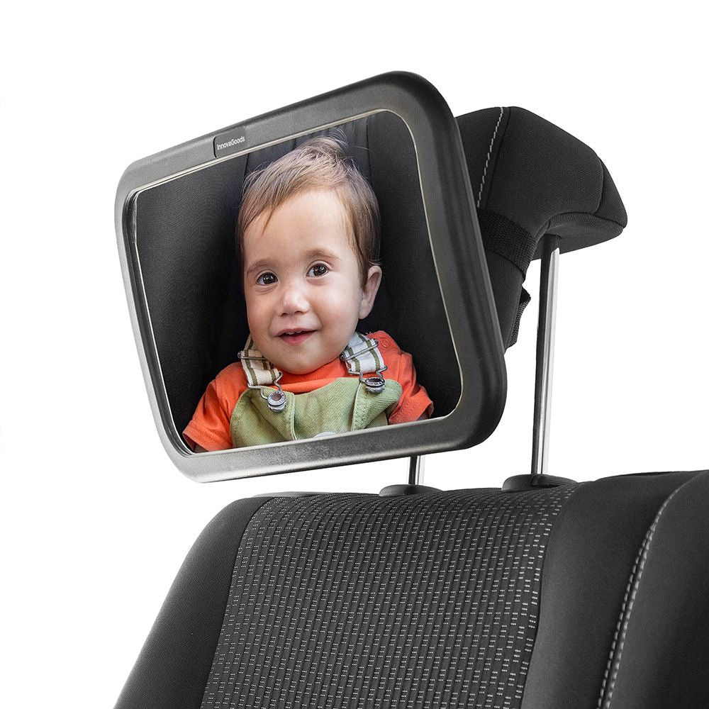 Espejo retrovisor de bebé para asiento trasero