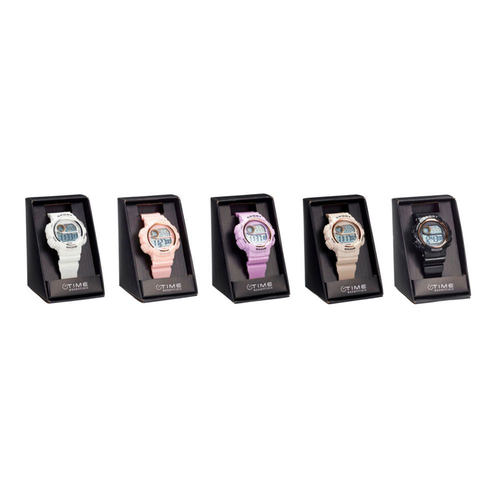 Reloj femenino de pulsera deportivo digital 5 colores surtidos