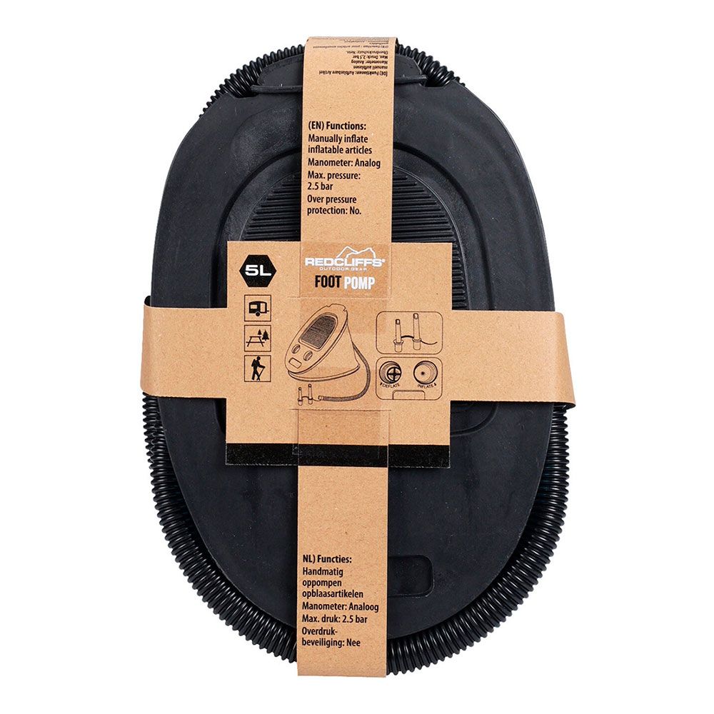 Bomba de aire de pie, 5 l, 265 x 185 mm