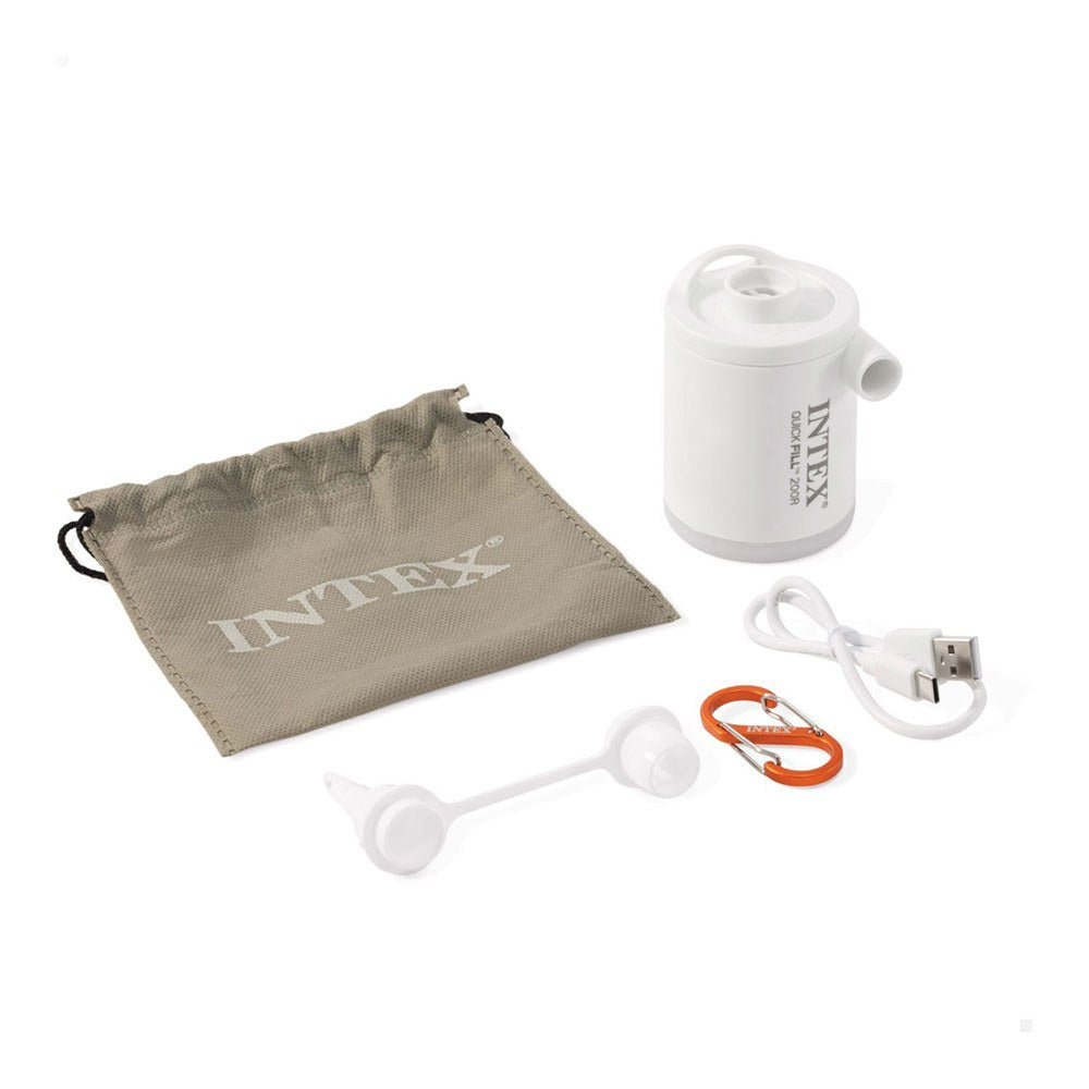 Mini bomba eléctrica de aire con luz led, quick fill