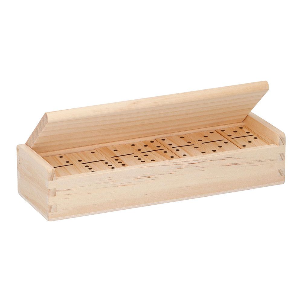 Juego dominó madera - 19,5 x 6,5 x 4,3 cm