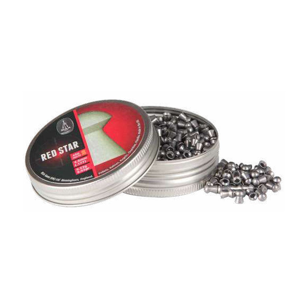 Balines red star calibre 4,5 mm (.177) 0,52 g (8,02 gr) 450 uds