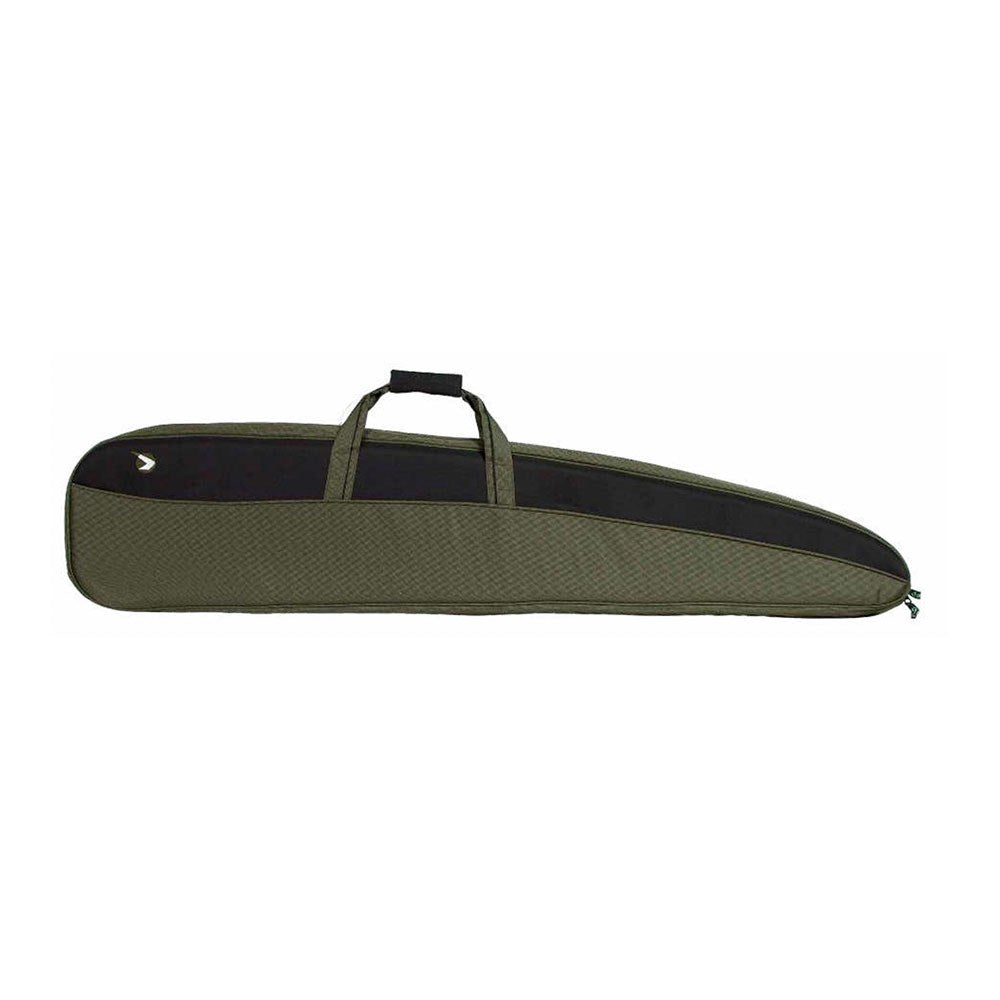 Funda carabina con visor foam verde/negra, 130 x 27 cm