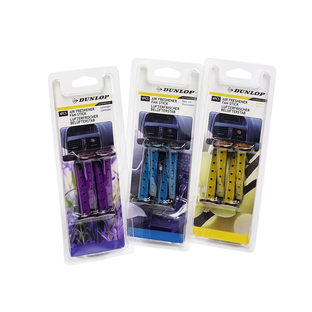 Ambientadores en stick para coche, modelos variados, 4 uds