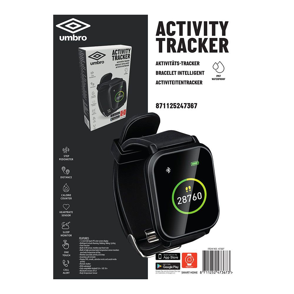 Reloj monitor de actividad rectangular