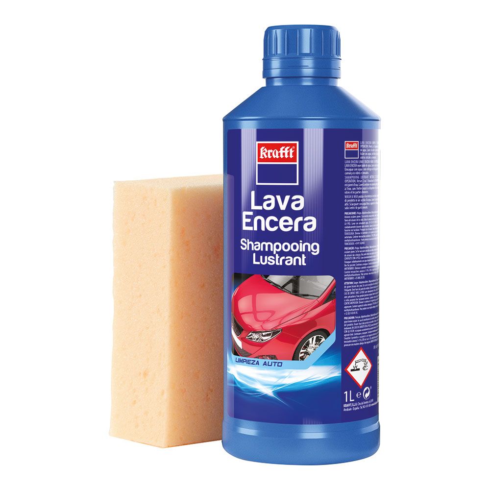 Lava encera 1 l + esponja
