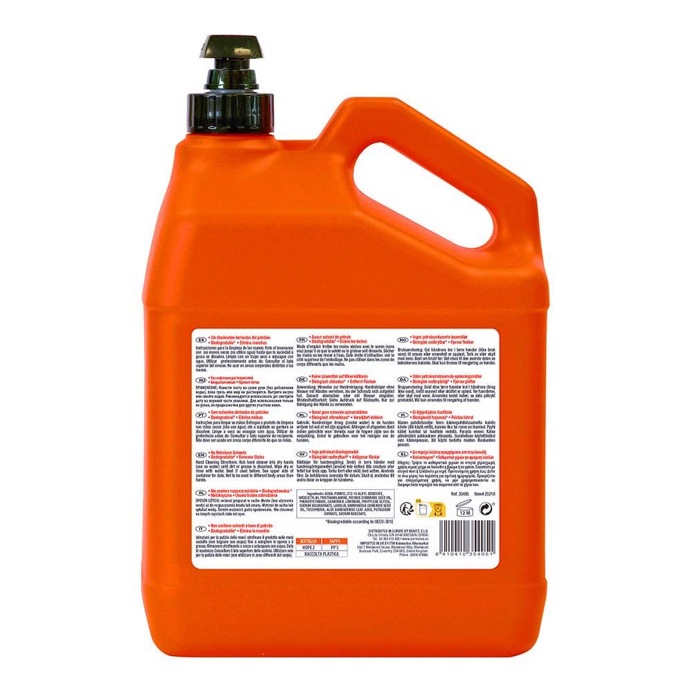 Jabón mecánico lavamanos fast orange 3,785 l