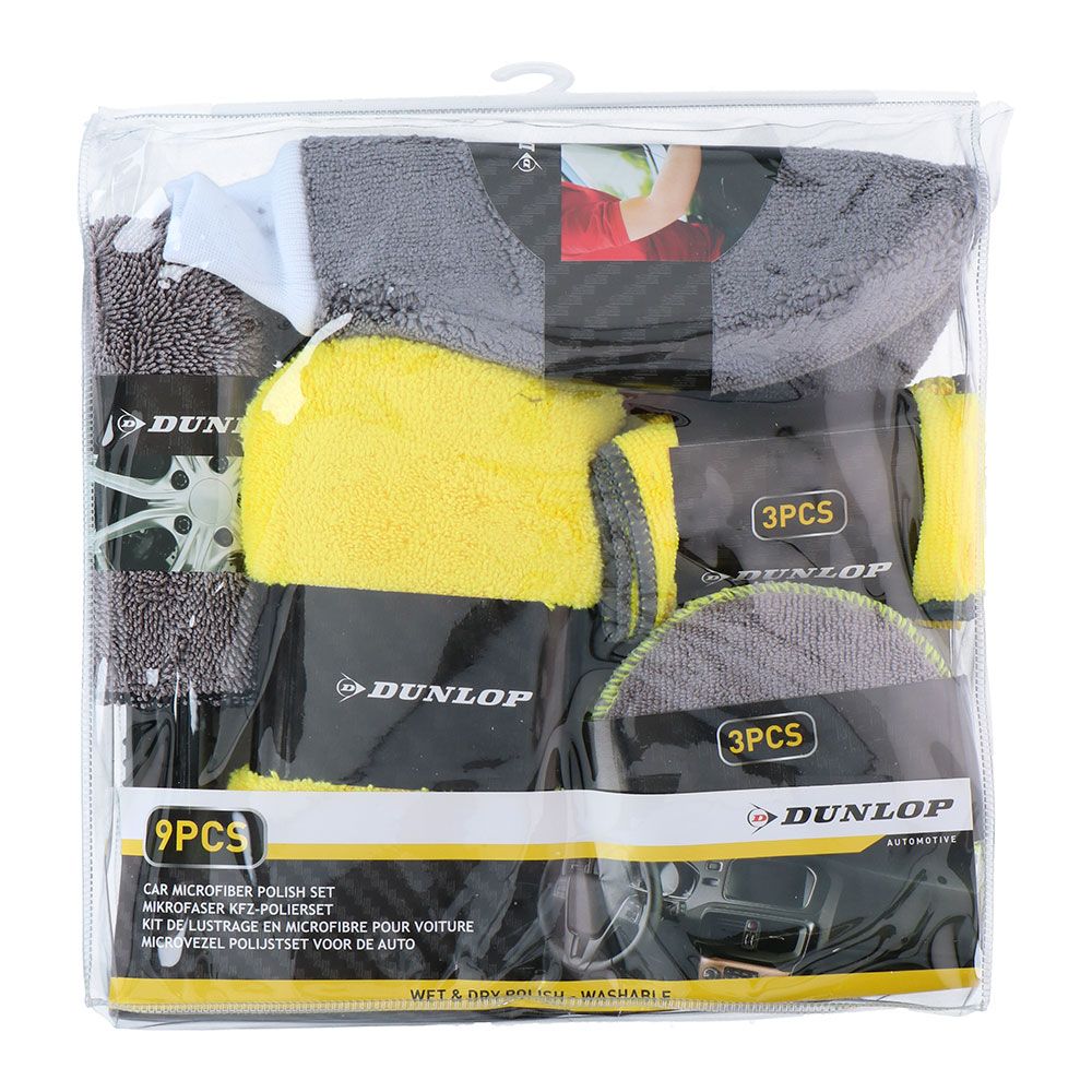 Set de limpieza para coches/motos 9 piezas