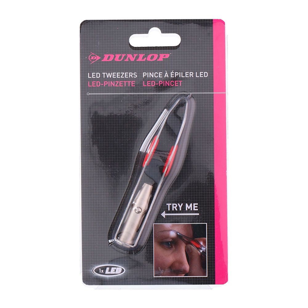 Pinzas depilatorias con luz led