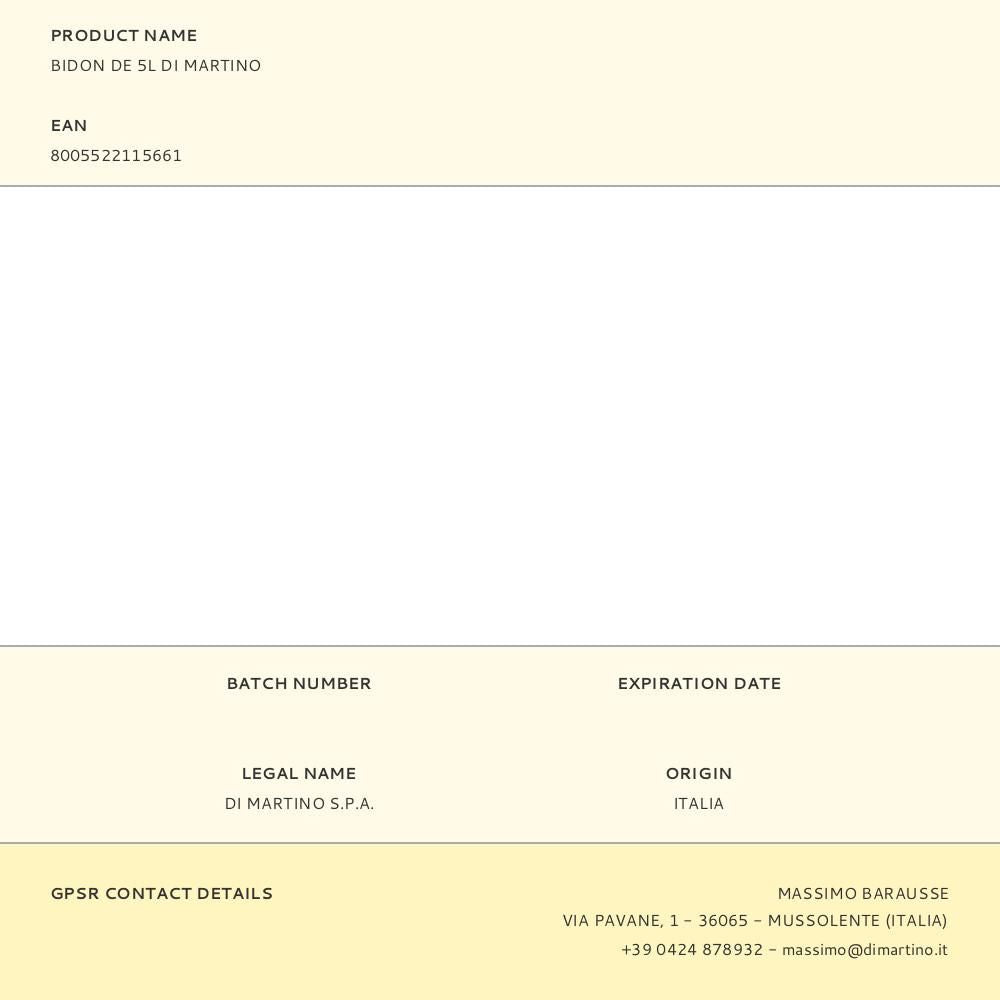 Bidon de 5l di martino