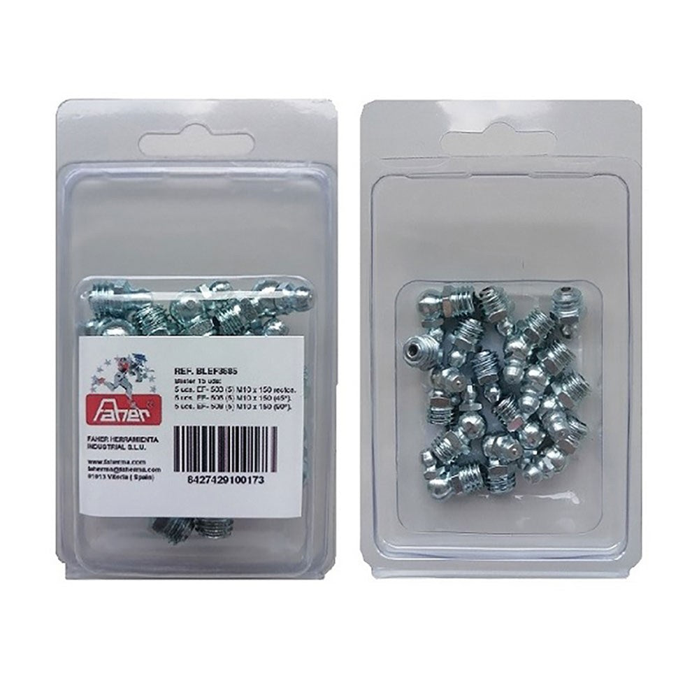 Engrasador recto ef-503 con rosca 1/4 gas-14 h, blíster 10 uds
