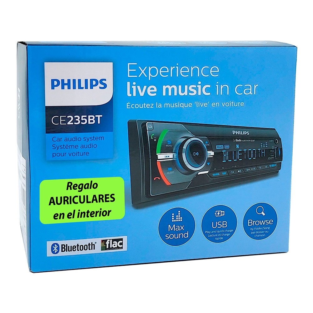 Auto radio para coche, modelo ce235bt, con bluetooth
