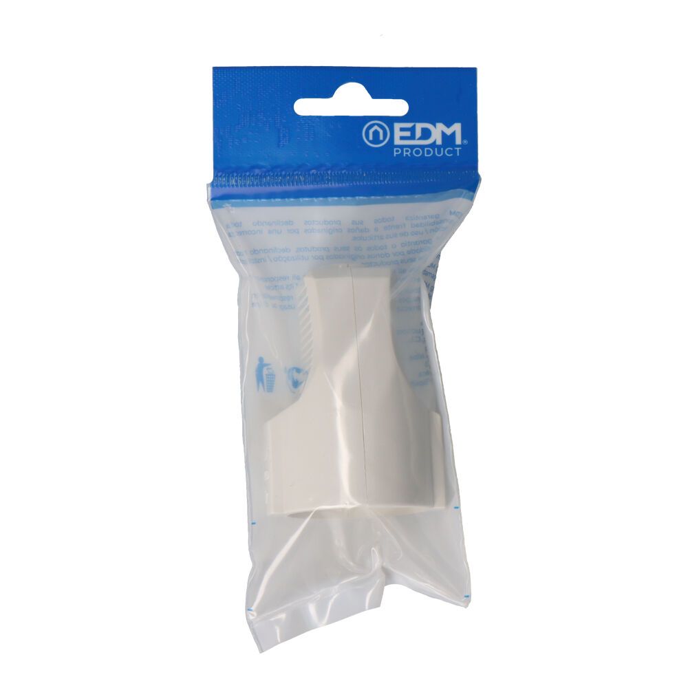 Base aerea t/tl 10/16 a 250 v blanca (envasada)