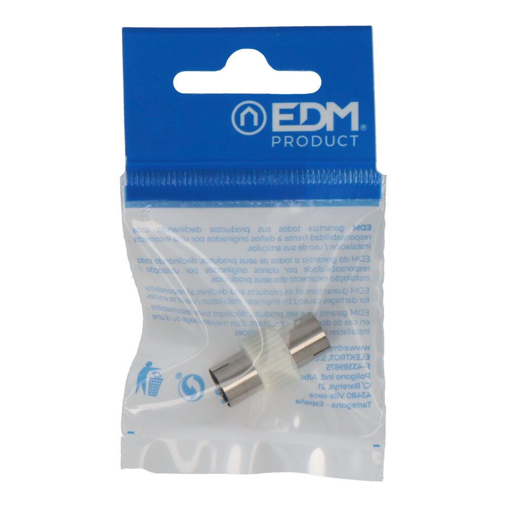 Union hembra-hembra 9,5mm envasado edm