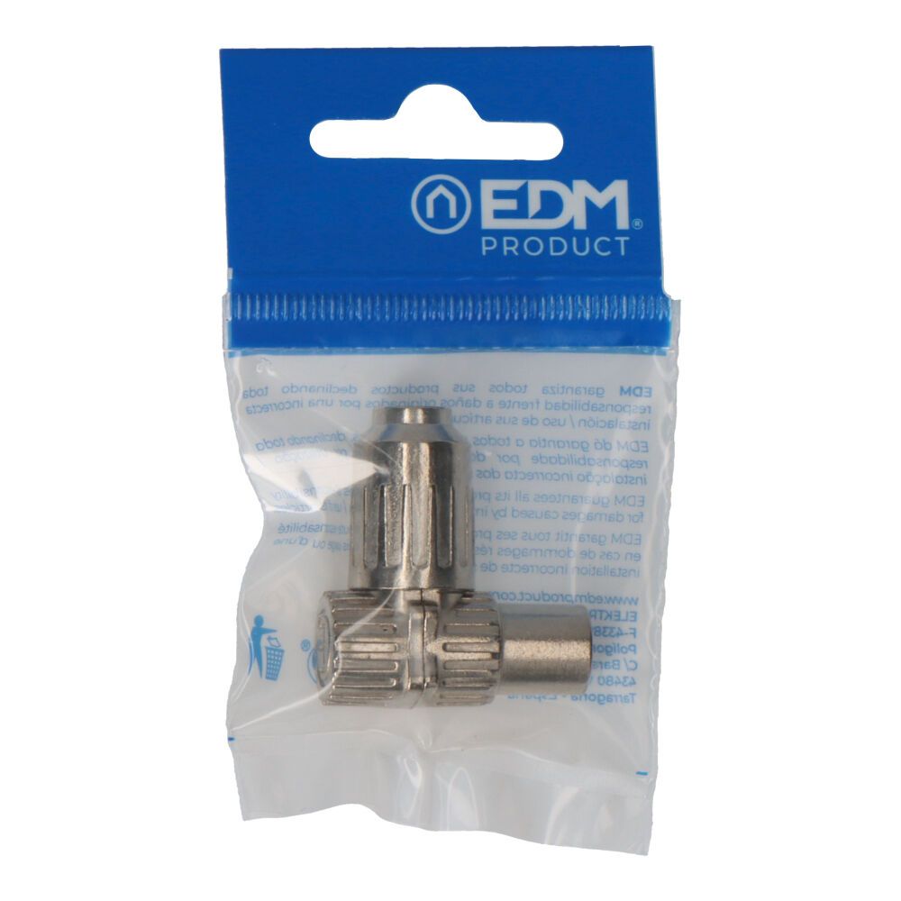 Base tv acodada metalica 9,5mm edm envasada