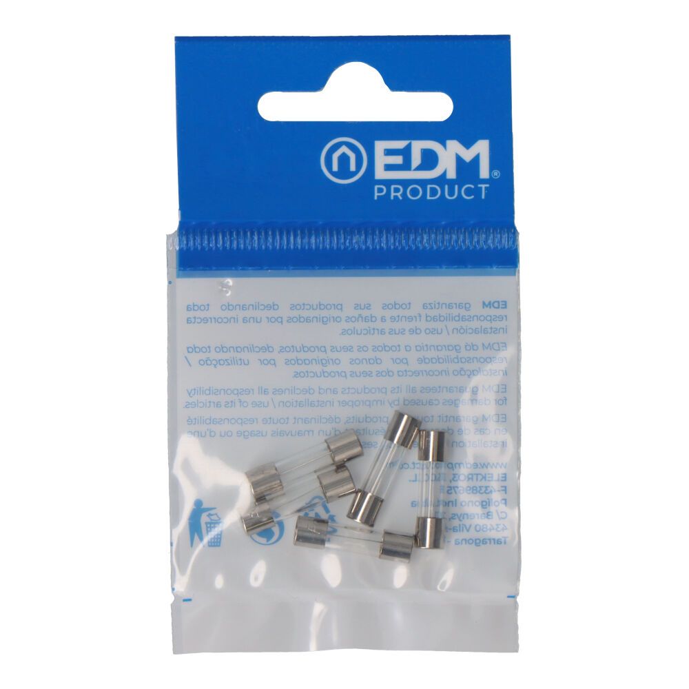 Fusible 5 x 20 mm 6 a, envasado 5 uds