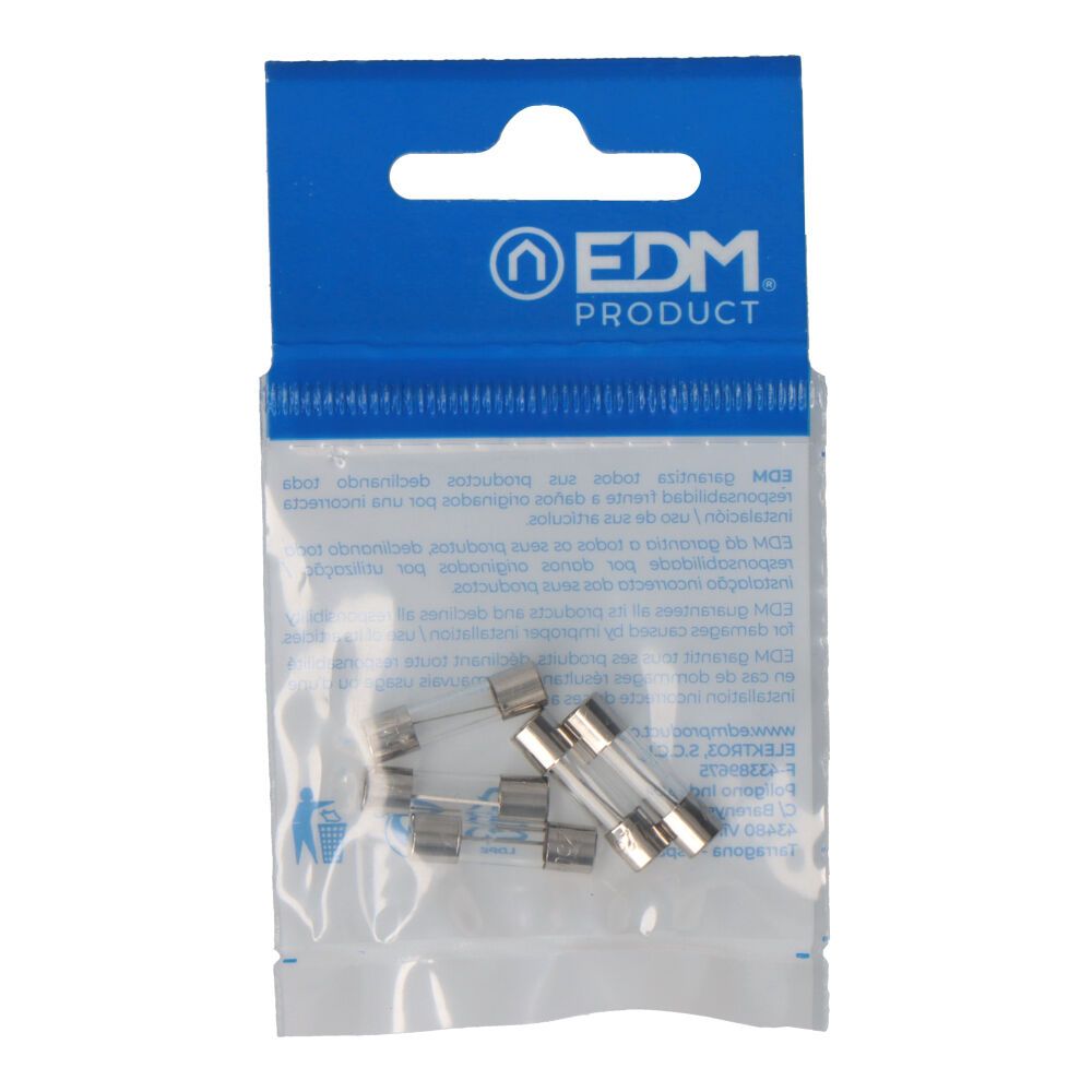 Fusible 5 x 20 mm 10 a, envasado 5 uds