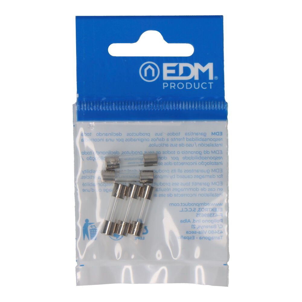 Fusible 5 x 20 mm 2 a, envasado 5 uds