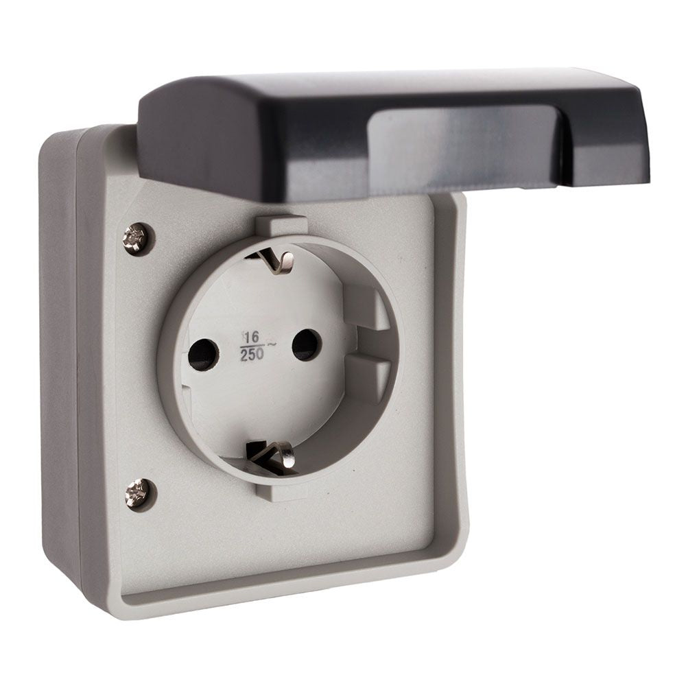 Base t/tl estanca, ip44 16 a 250 v