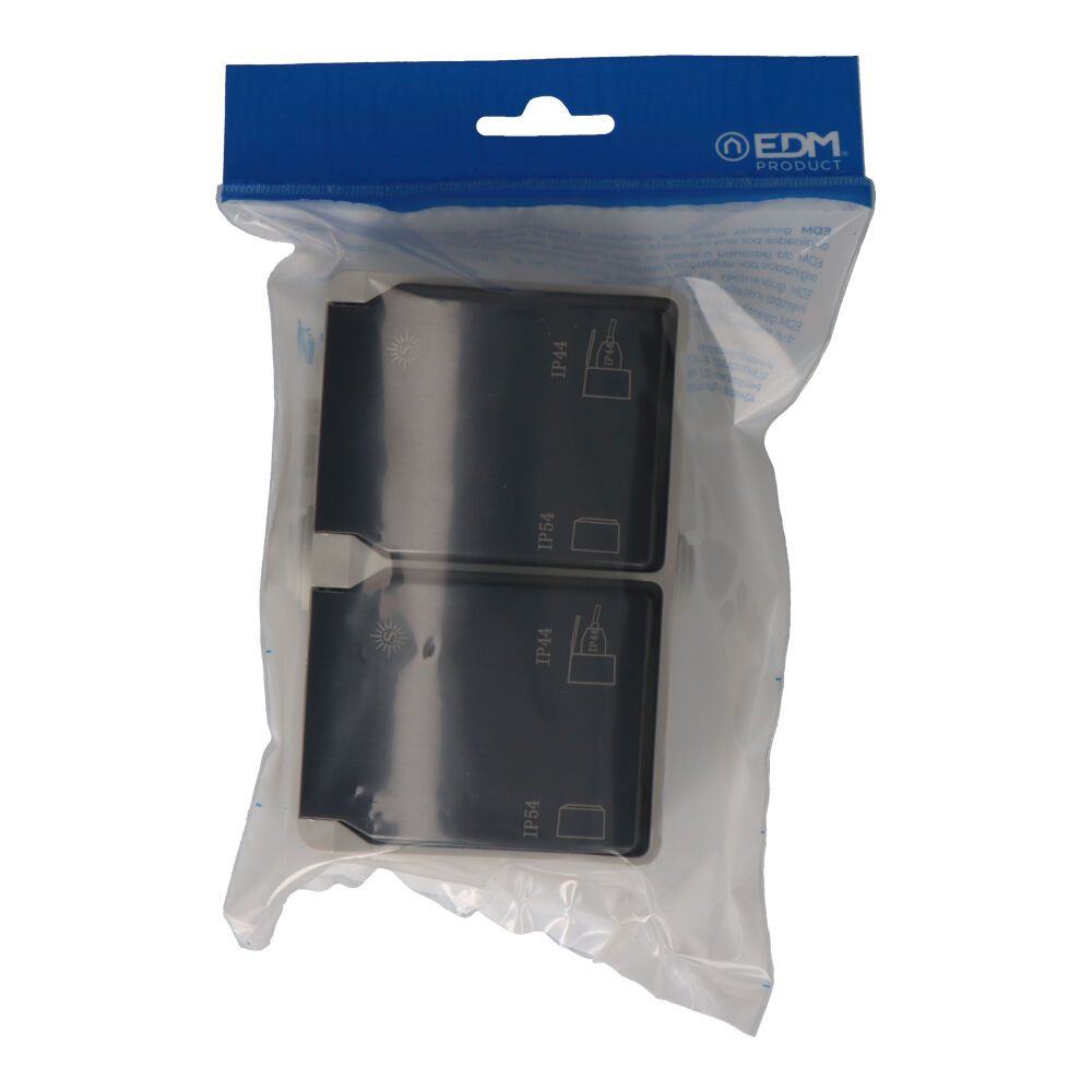 Base doble t/tl estanca, 16 a 250 v ip44