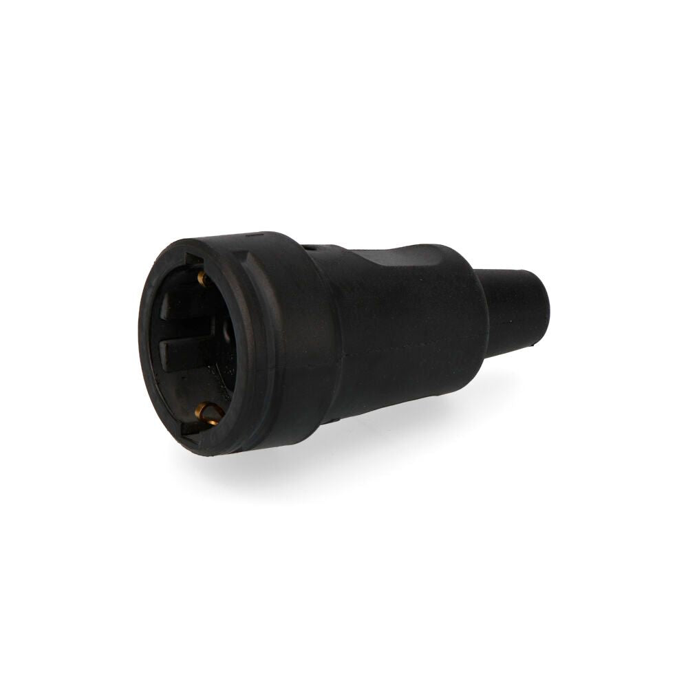 Base aérea t/tl goma maciza, negra, retractilada